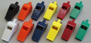 Pack de 12 sifflets de sport/sécurité Acme Thunderer 660