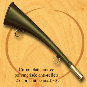 Corne d'appel plate cintrée polymérisée Elless Sampic