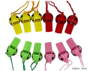 Sifflet foot couleur