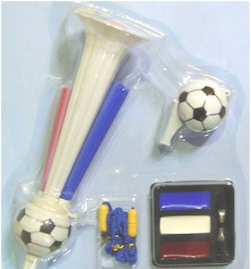 Pack Supporter France : sifflet, corne et maquillage