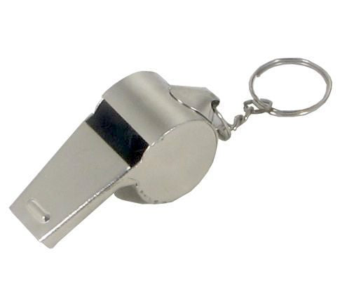 Sifflet porte-clés en métal